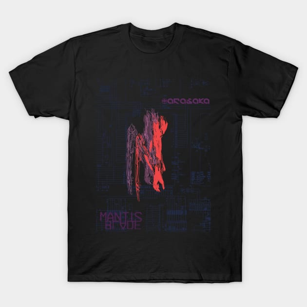 Mantis Blade|Cyberpunk 2077 T-Shirt by Lucknyui